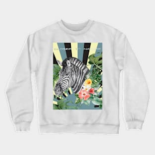 Zebra retro Crewneck Sweatshirt